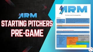 Pre-Game Routine Guide for Baseball Pitchers
