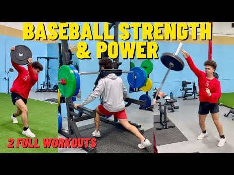 Get Stronger And More Powerful With These Full Baseball Workouts