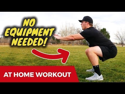 BEST At Home Baseball Workout - No Equipment Needed