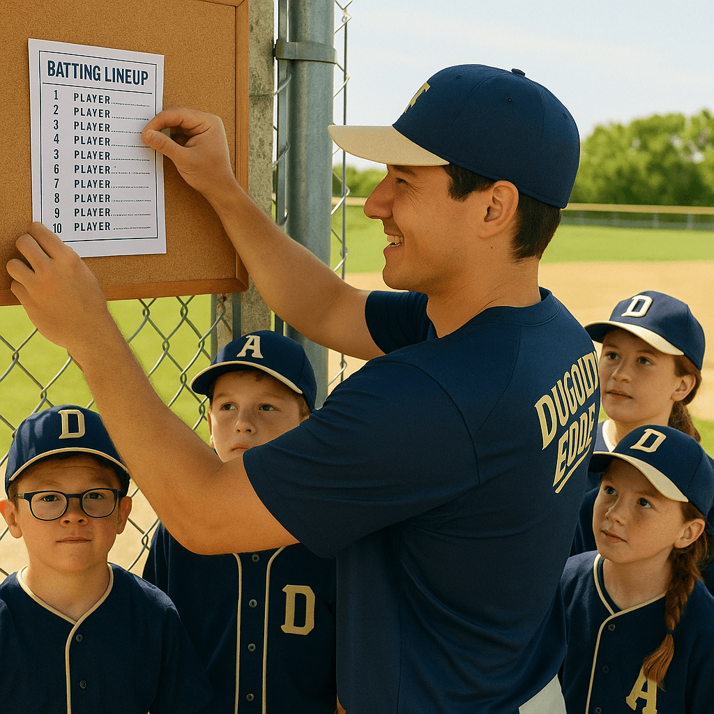 Baseball player analyzing OBP vs batting average statistics