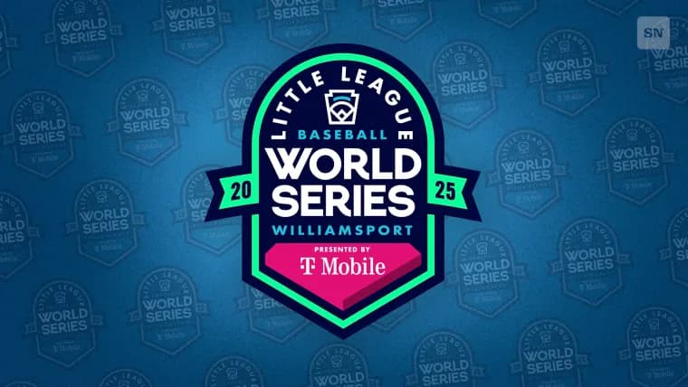Little League World Series USA bats on a chalked baseball field
