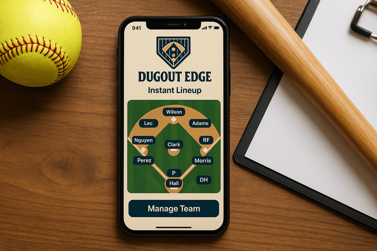 Dugout Edge Lineup Generator Preview