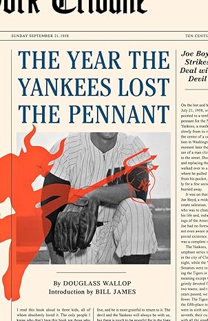 Baseball books fiction - The Year the Yankees Lost the Pennant cover