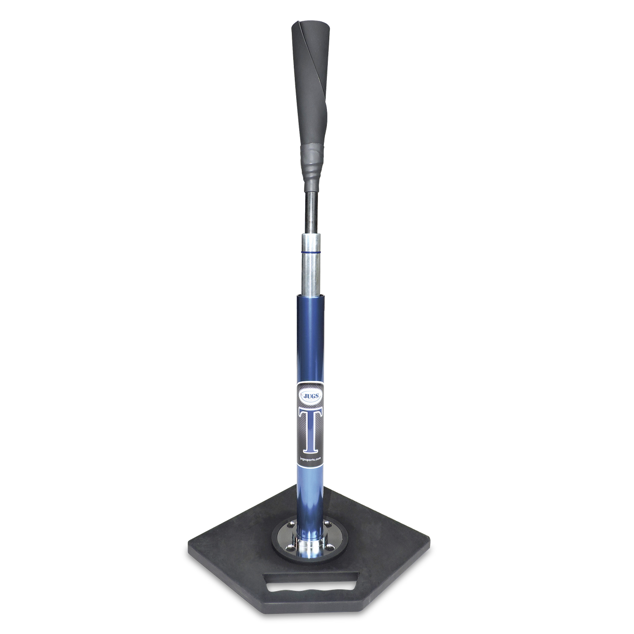 JUGS T Pro Style batting tee with heavy duty steel base for youth and adult baseball