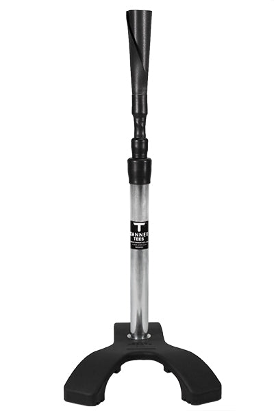 Tanner Heavy batting tee with 10 pound weighted metal base for commercial and team use