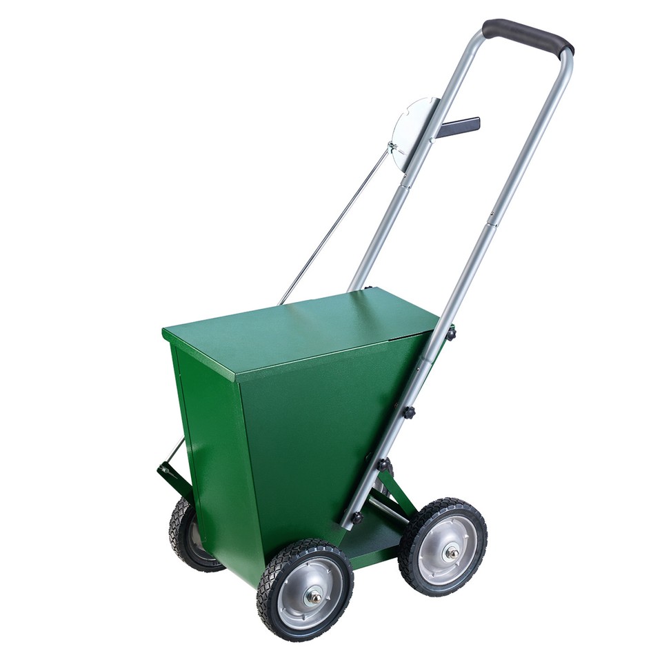 VEVOR 50 lb capacity 4-wheel dry line marker for baseball field chalk lining