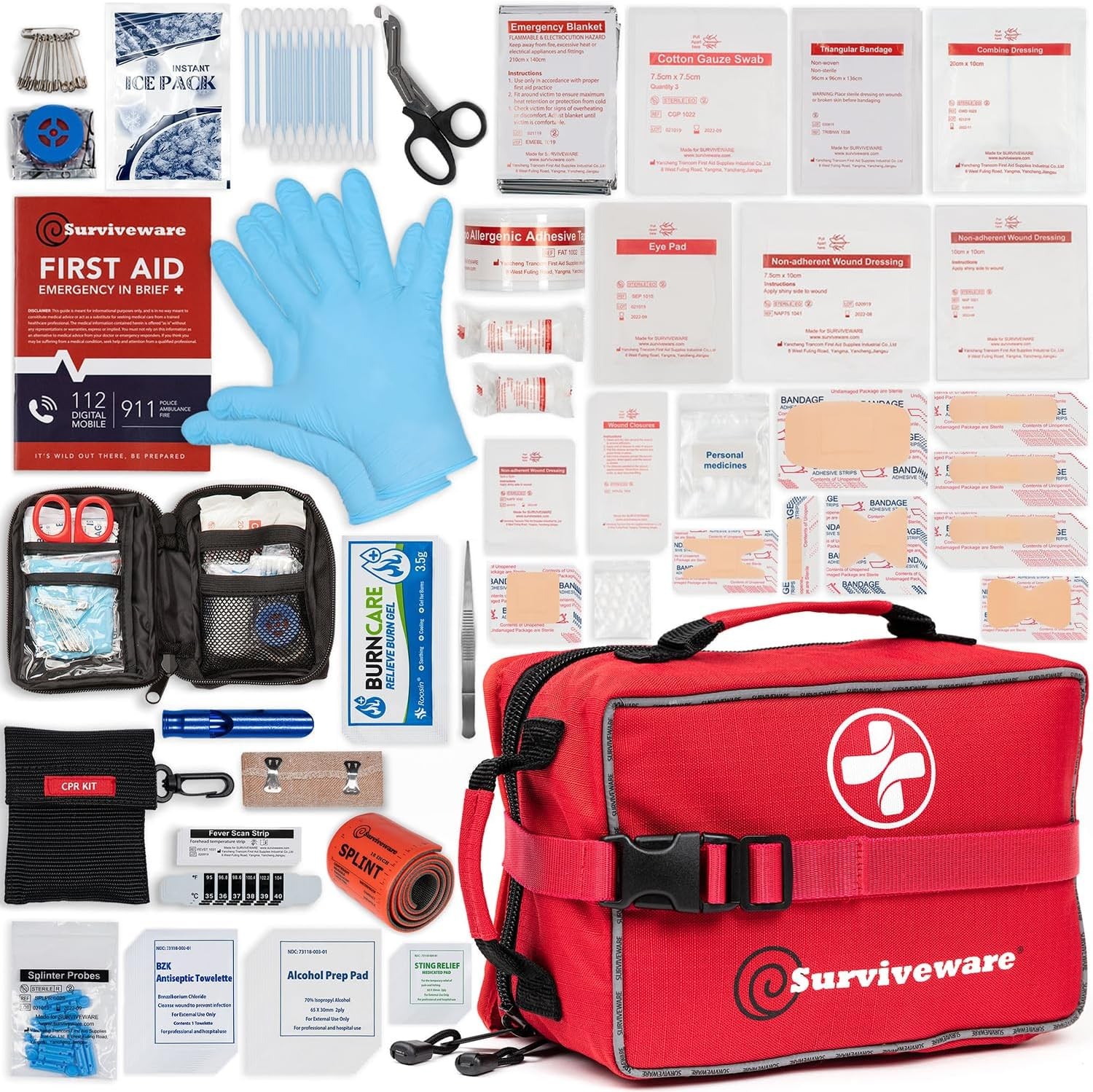 Surviveware Large First Aid Kit