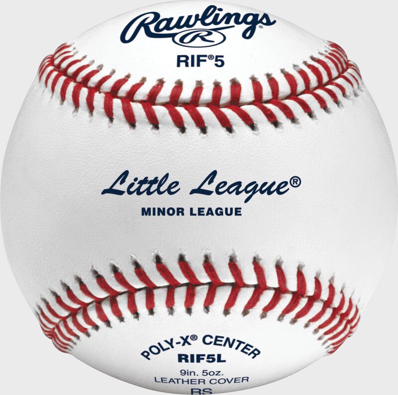 Rawlings RIF5L Level 1 reduced injury factor baseballs for young youth baseball players safety