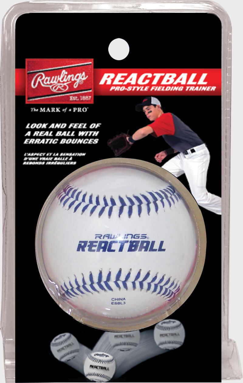 Rawlings Pro-Style Reaction Ball fielding trainer for baseball reflexes and hand-eye coordination