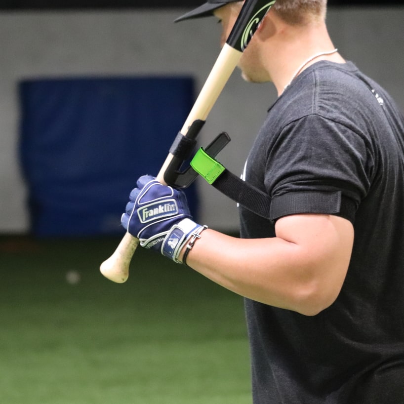 SWINGRAIL baseball and softball swing trainer for bat path and contact improvement
