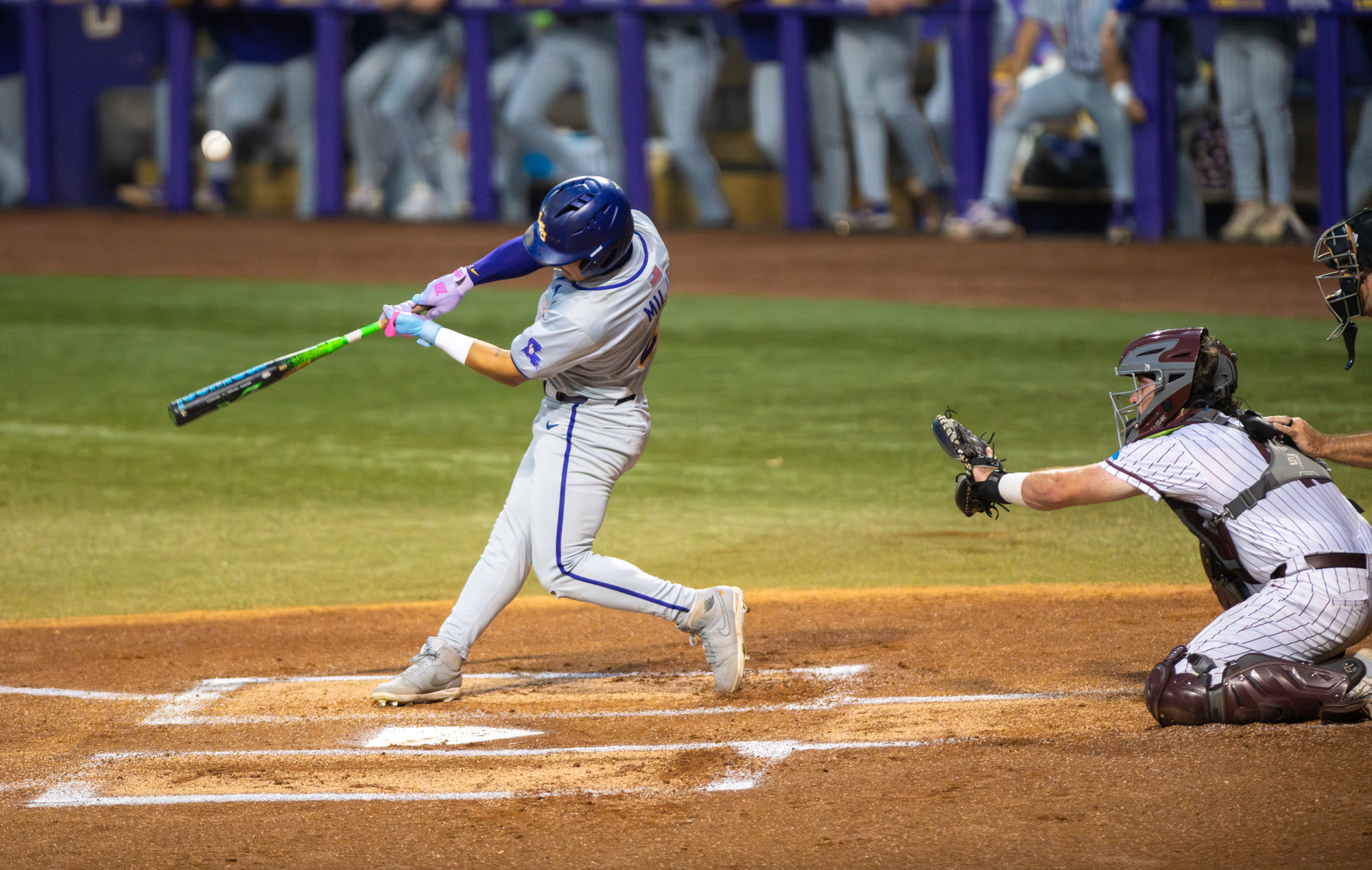 What Bat does Steven Milam Use 2025 College World Series