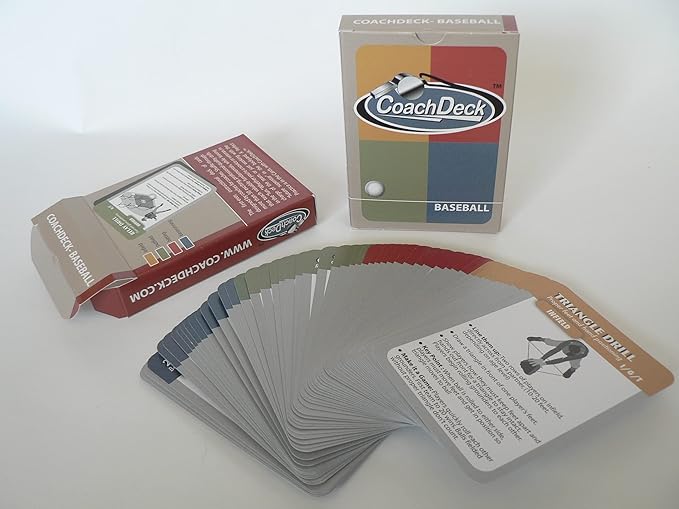 Coach Deck Youth Baseball and Softball Drills cards